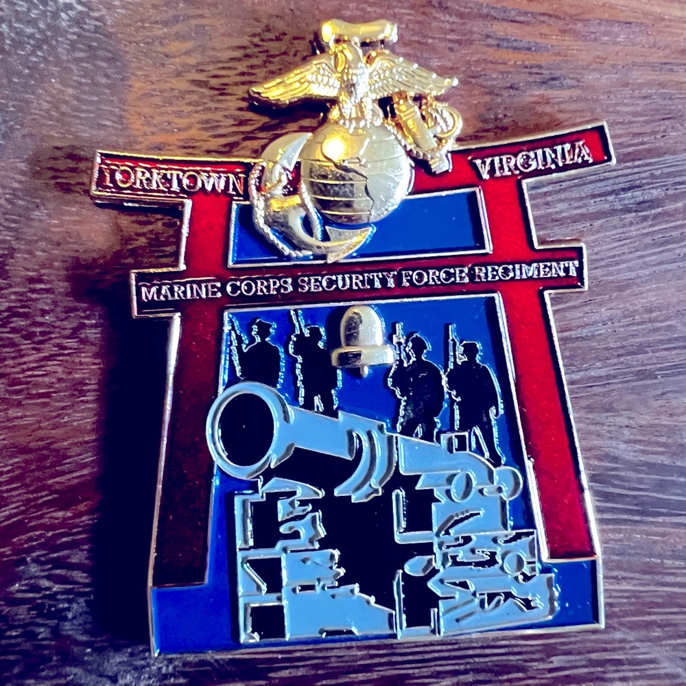 Yorktown Virginia Marine Corps Security Force Challenge Coin
